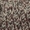 1 Yard Oxblood Red, Charcoal, and White Alyssum Chunky Boucled Wool Knit